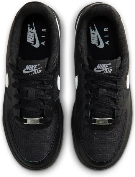 Кросівки підліткові Nike AIR FORCE 1 TECH (GS) чорно-білі IR3992-001
