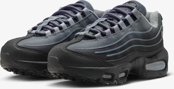 Кроссовки подростковые Nike AIR MAX 95 'BIG BUBBLE' TECH (GS) серо-темно-серые IR4602-002