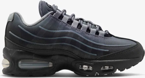 Кроссовки подростковые Nike AIR MAX 95 'BIG BUBBLE' TECH (GS) серо-темно-серые IR4602-002