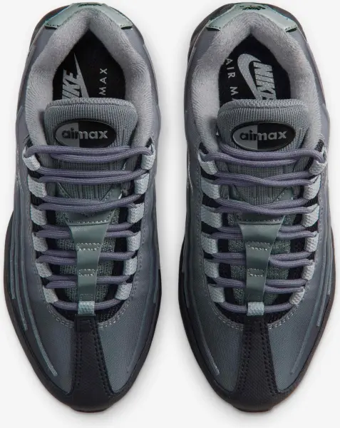 Кроссовки подростковые Nike AIR MAX 95 'BIG BUBBLE' TECH (GS) серо-темно-серые IR4602-002