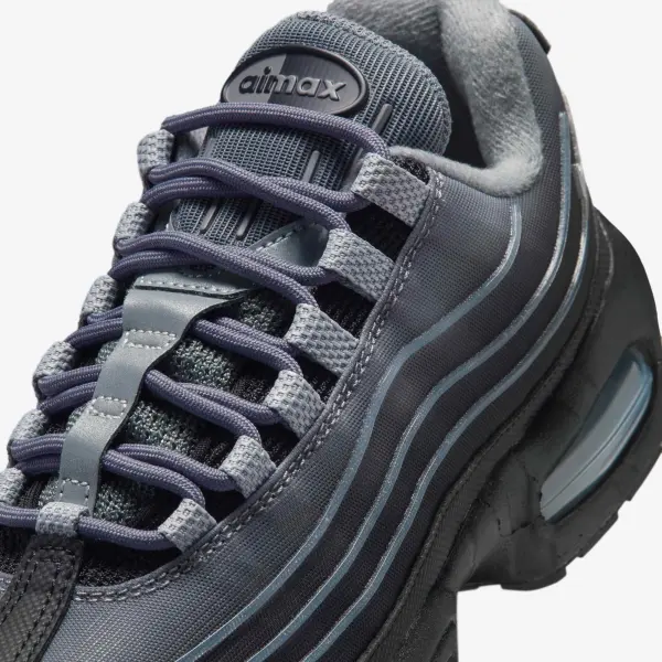 Кроссовки подростковые Nike AIR MAX 95 'BIG BUBBLE' TECH (GS) серо-темно-серые IR4602-002