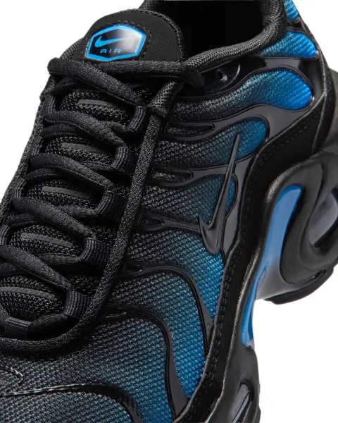 Кроссовки подростковые Nike AIR MAX PLUS (GS) черно-синие CD0609-051