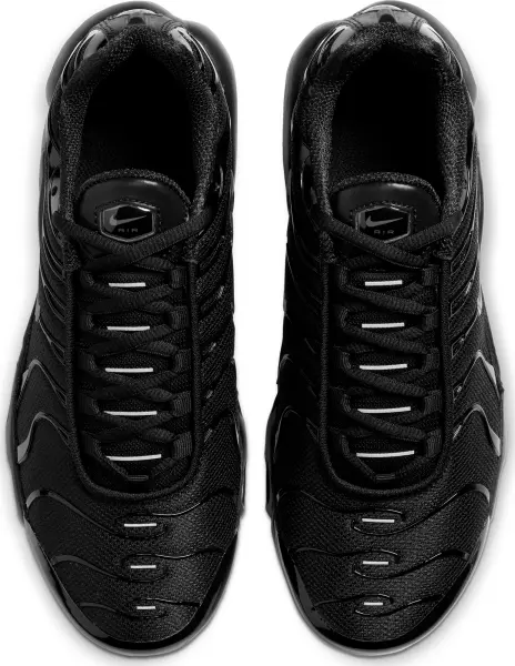 Кроссовки подростковые Nike AIR MAX PLUS (GS) черные CD0609-001