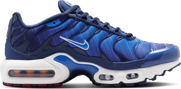 Кроссовки подростковые Nike AIR MAX PLUS SE (GS) сине-темно-синие II7204-400