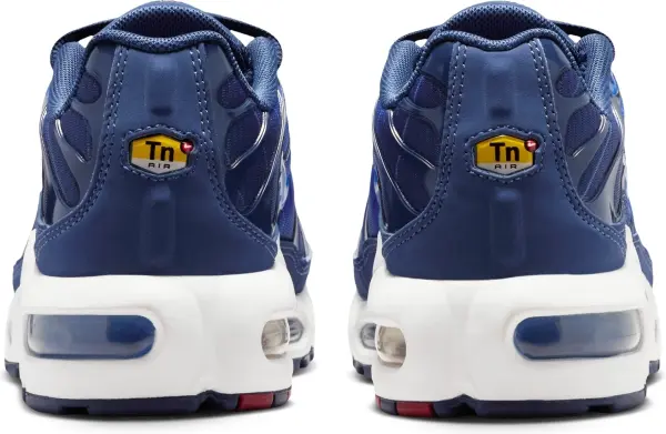 Кроссовки подростковые Nike AIR MAX PLUS SE (GS) сине-темно-синие II7204-400