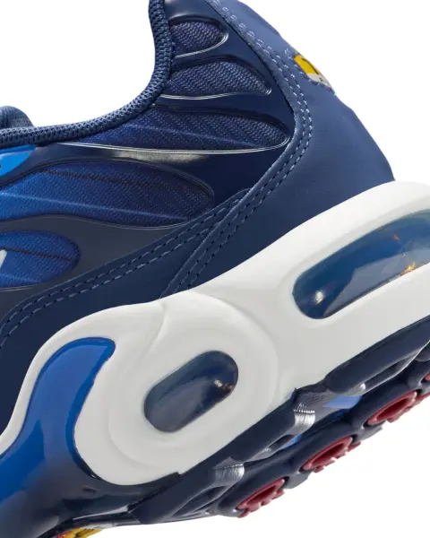 Кроссовки подростковые Nike AIR MAX PLUS SE (GS) сине-темно-синие II7204-400