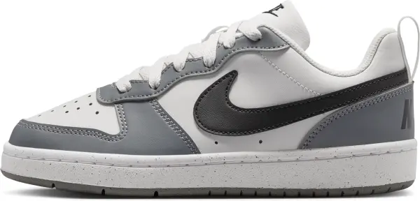 Кроссовки подростковые Nike COURT BOROUGH LOW RECRAFT (GS) бело-серо-черные DV5456-016