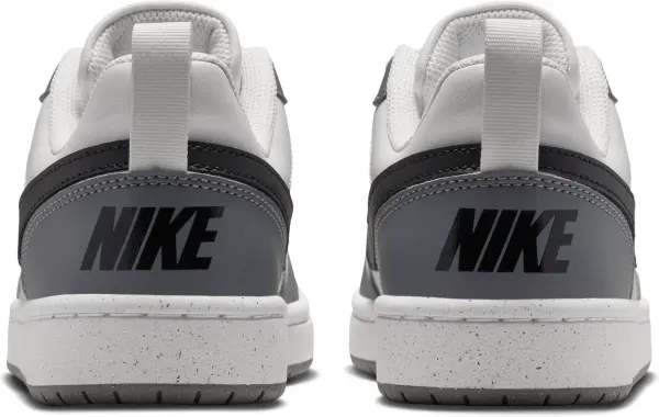 Кроссовки подростковые Nike COURT BOROUGH LOW RECRAFT (GS) бело-серо-черные DV5456-016