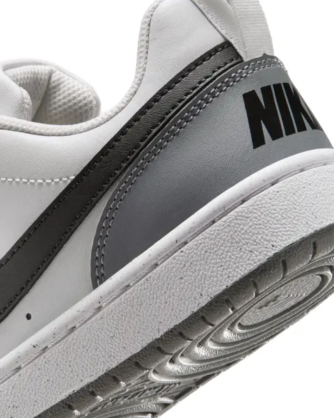 Кроссовки подростковые Nike COURT BOROUGH LOW RECRAFT (GS) бело-серо-черные DV5456-016
