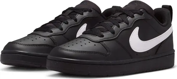 Кроссовки подростковые Nike COURT BOROUGH LOW RECRAFT (GS) черно-белые DV5456-013