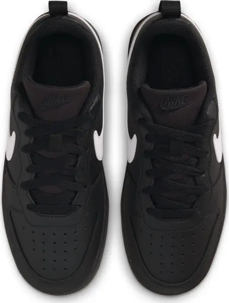 Кроссовки подростковые Nike COURT BOROUGH LOW RECRAFT (GS) черно-белые DV5456-013