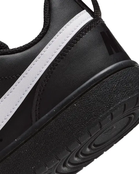 Кроссовки подростковые Nike COURT BOROUGH LOW RECRAFT (GS) черно-белые DV5456-013