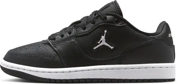 Кроссовки подростковые Nike JORDAN COURT CONNECT LOW (GS) черно-белые IQ6016-001
