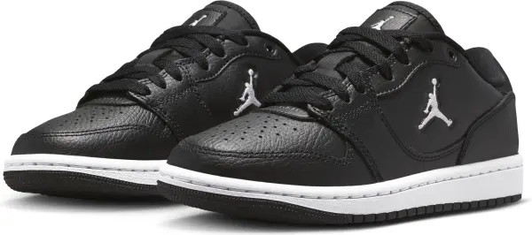 Кроссовки подростковые Nike JORDAN COURT CONNECT LOW (GS) черно-белые IQ6016-001