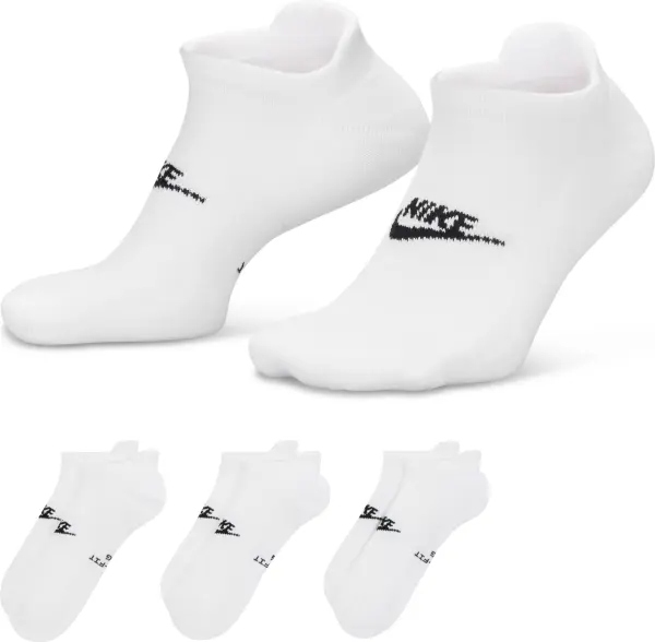 Шкарпетки Nike EVERYDAY ELEVATED NO-SHOW білі (3 пари) IH8524-901