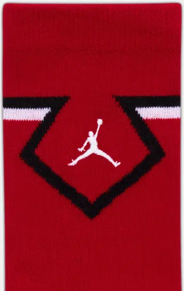 Носки детские Nike JORDAN DIAMOND CREW красные, черные, белые (3 пары) BJ0832-R78