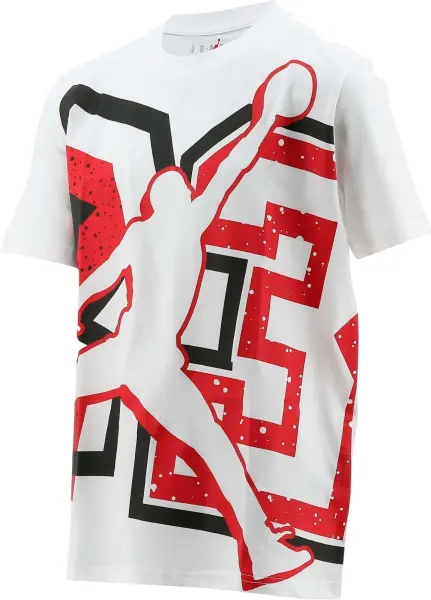 Футболка дитяча Nike SPLIT SPLATTER біло-червоно-чорна 85F648-001