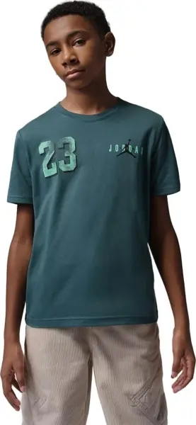 Футболка підліткова Nike JORDAN BROOKLYN VARSITY темно-зелено-м'ятна 95F748-EA0