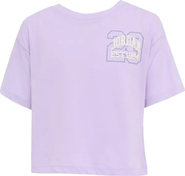 Футболка підліткова Nike JORDAN SECRET GARDEN COLLEGIATE бузкова 45F900-P2W
