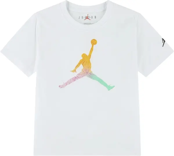 Футболка підліткова Nike JORDAN TIE DYE JUMPMAN біла 95F822-001
