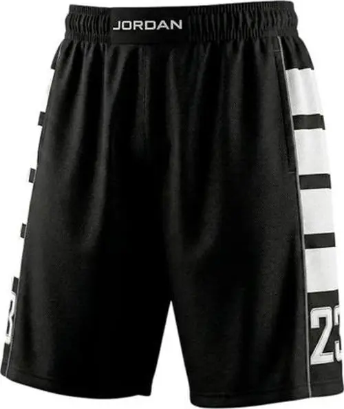 Шорты Nike JORDAN BROOKLYN CAT SCRATCH черно-белые HV0560-013
