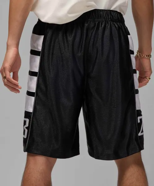 Шорты Nike JORDAN BROOKLYN CAT SCRATCH черно-белые HV0560-013
