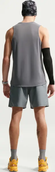 Шорти для бігу Nike MILER DRI-FIT 18CM BRIEFS-LINED сірі IF2070-084