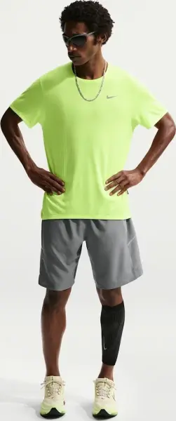Шорти для бігу Nike MILER DRI-FIT 23CM UNLINED сірі IF2076-084