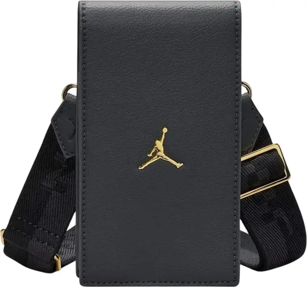 Кошелек Nike JORDAN MONARCH LANYARD темно-серо-золотой WA9165-G0T