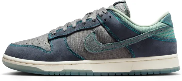 Кросівки Nike DUNK LOW RETRO SE сіро-темно-синьо-бірюзові IH1942-002