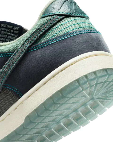 Кросівки Nike DUNK LOW RETRO SE сіро-темно-синьо-бірюзові IH1942-002