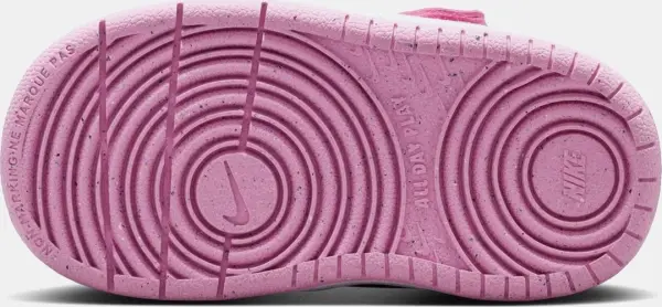 Кроссовки детские Nike COURT BOROUGH LOW RECRAFT (TD) розово-темно-зеленые DV5458-604