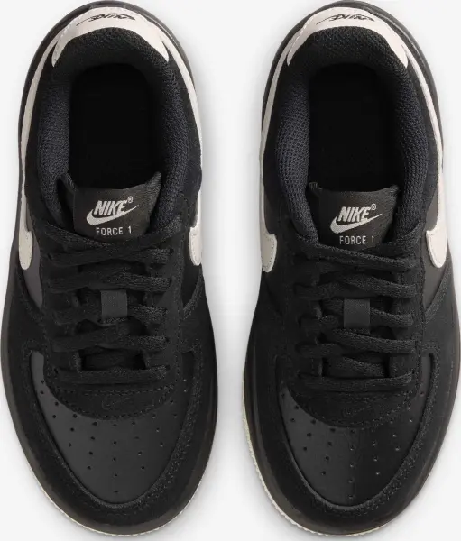Кроссовки детские Nike FORCE 1 LOW LV8 2 (PS) черно-бежевые IM8000-001