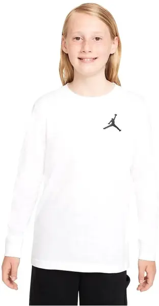 Лонгслів підлітковий Nike JUMPMAN AIR білий 95A903-001