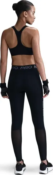 Лосіни жіночі Nike PRO MID-RISE FULL-LENGTH MESH-PANELED чорні HJ1163-010