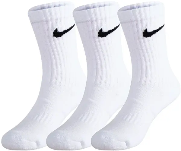 Шкарпетки дитячі Nike DRI-FIT PERFORMANCE BASIC CREW білі (3 пари) UN0013-001