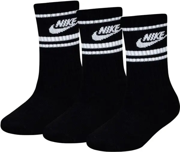 Шкарпетки дитячі Nike FUTURA CUSHIONED CREW чорно-білі (3 пари) BN1262-023