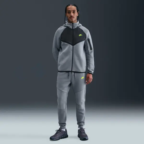 Спортивный костюм Nike TECH FLEECE серо-темно-серо-лимонный IH4302-065__IH4303-065