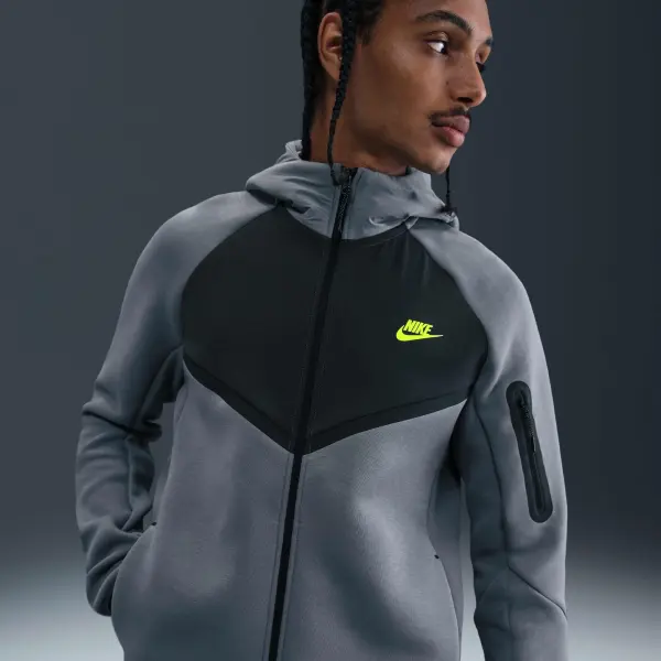 Спортивный костюм Nike TECH FLEECE серо-темно-серо-лимонный IH4302-065__IH4303-065