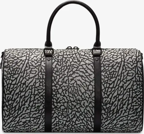 Сумка Nike JORDAN MONOGRAM DUFFLE BAG 25L біло-чорна MM0978-I00