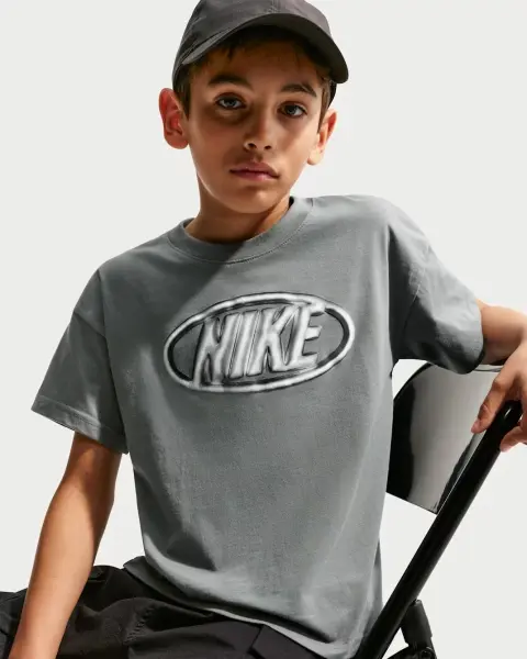 Футболка підліткова Nike SPORTSWEAR MAX90 сіра II0290-084