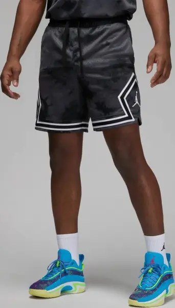 Шорти баскетбольні Nike JORDAN DRI-FIT SPORT DIAMOND SHORTS темно-сіро-чорно-білі DZ0561-022