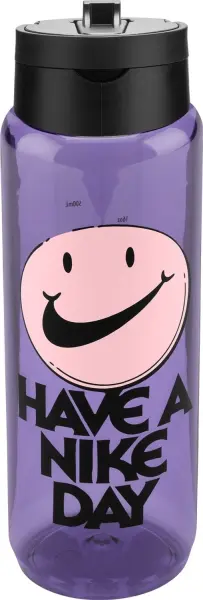 Бутылка для воды Nike TR RENEW RECHARGE STRAW BOTTLE 24 OZ 709 мл фиолетовая N.100.7643.510.24