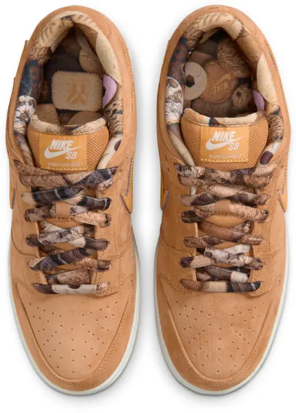 Кросівки Nike NOTE MANCHESTER X SB DUNK LOW коричневі IO9508-200