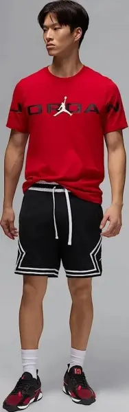 Кроссовки баскетбольные Nike JORDAN HEIR SERIES черно-красно-белые FQ3858-006