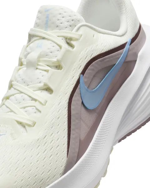 Кроссовки беговые женские Nike DOWNSHIFTER 14 бежево-коричнево-голубые IB1899-100