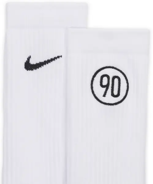 Носки Nike TOTAL90 EVERYDAY CUSHIONED CREW белые, черные, оранжевые (3 пары) IM5021-900