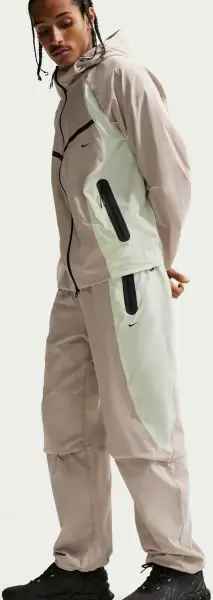 Спортивні штани Nike TECH DRI-FIT WOVEN COLOR-BLOCK бежево-салатові IU7502-236
