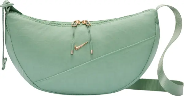Сумка через плече жіноча Nike AURA CRESCENT CROSSBODY 4L зелена HQ4370-008