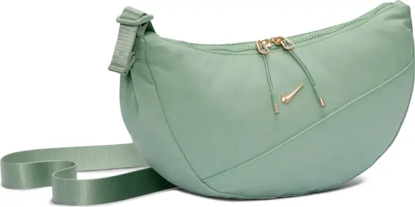 Сумка через плече жіноча Nike AURA CRESCENT CROSSBODY 4L зелена HQ4370-008